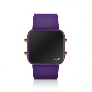  UPWATCH LED-MİNİ-GOLD-PURPLE-AND-PURPLE-STRAP Kol Saati